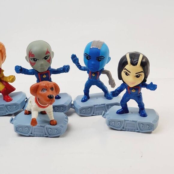 Marvel GUARDIANS of the GALAXY 2023 McDonalds Happy meal Toy lot - Picture 2 of 2